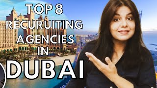 TOP 8 RECRUITMENT AGENCIES OF DUBAI  Authentic Recruiting companies in UAE Erum Zeeshan [upl. by Lleret212]