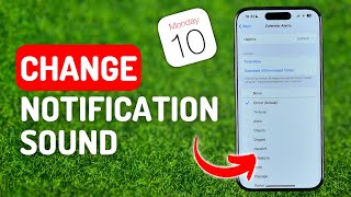 How to Change Calendar Notification Sound amp Vibration  IPhone 15 Pro [upl. by Gnik]