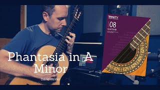 Phantasia in A Minor David Kellner  Trinity College London Classical Guitar Grade 8 [upl. by Nerita]