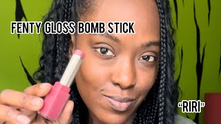 Fenty Gloss Bomb Stix  Try On Fenty Gloss RiRi  Sephora haul [upl. by Marelda]