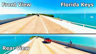 Drive Down The Florida Keys towards Key West on Overseas Hwy Hwy 1 and see the Longest Bridge [upl. by Egni784]