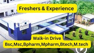 Pellets Pharma Hiring Freshers amp Exp BscMscBpharmMpharmbtechMtech for QCQAFRampDARampDMfgamp IT [upl. by Fritz482]