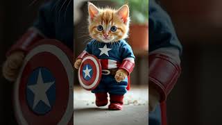 Sad Meow Meow Song Kitty Cat Song Kittens As Superheroes [upl. by Riella]