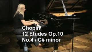 Valentina Lisitsa  Hannover rehearsals  Chopin Etude Op10 no4 [upl. by Aysahc]