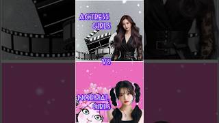 Actress girls 👏vs normal girls 👍choose subscribe mystars [upl. by Tserof]