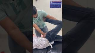 Chiropractic Treatment by drsanjitpakharechiropractor chiropractic physiotherapy shorts [upl. by Calvina864]