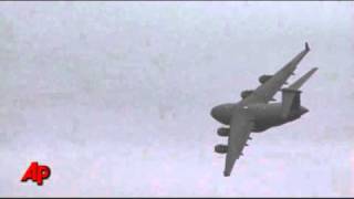 Raw Video Military Releases C17 Crash Footage [upl. by Beauchamp]