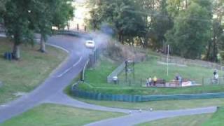 Scimitar GT hits the armco at Prescott Hill Climb [upl. by Ulrich]