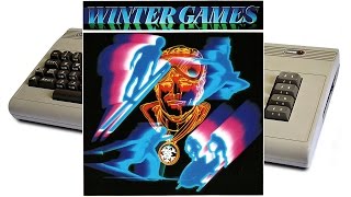 Winter Games  Commodore 64GameplayFull HD  Epyx  1985 [upl. by Tereb]