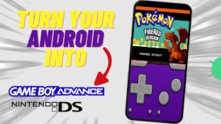 GAME BOY and NINTENDO DS games on Android with SKINS  GBA amp NDS emulators [upl. by Cosetta]