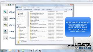 ALLDATA INSTRUCCIONES [upl. by Neelram]