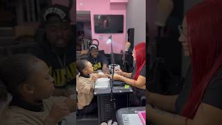 TAKING KIDS TO THE NAIL SHOP‼️ reels shorts boom2funny ​⁠Dabrattfromthechi [upl. by Eimile]