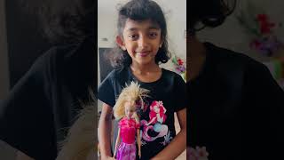 barbie ಜೊತೆ ಬಂಗಾರಿ ಪೋಟೋ ಬದಲು ವಿಡಿಯೋ Bangari cutebaby cutiepie highlights fun daughter love [upl. by Odab]