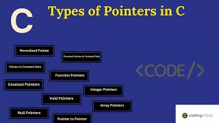 TYPES OF POINTRS IN C  TYPES OF POINTERS  POINTERS [upl. by Eirased692]