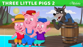 Three Little Pigs in Camp 3 Little Pigs Bedtime Stories for Kids  Fairy Tales Story for children [upl. by Anitra]