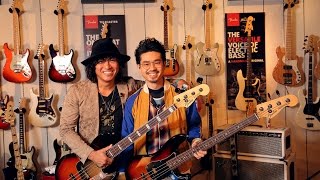 日野“JINO”賢二×ハマ･オカモト（OKAMOTOS）がFender American Elite Bassを弾きまくり！（ベース・マガジン＆デジマート生配信イベント） [upl. by Felice]