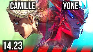 CAMILLE vs YONE TOP  411  KR Diamond  1423 [upl. by Nelrah]