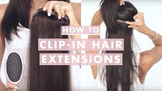 How to Clip In Luxy Hair Extensions [upl. by Amlev855]