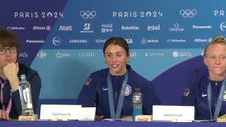 USAs Sarah BaconKassidy Cook on Chinas diving team the goal is to beat them one day｜Paris 2024 [upl. by Arvin700]