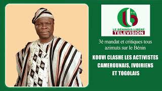 KOOVI CLASHE LES ACTIVISTES CAMEROUNAIS IVOIRIENS ET TOGOLAIS [upl. by Lefton]