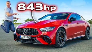 MercedesAMG GT 63 S review with 060mph 14mile drift amp track test [upl. by Animehliw99]