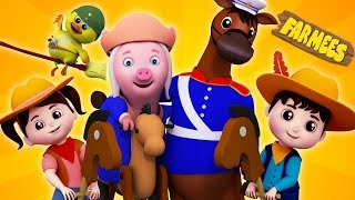 Yankee Doodle Went to Town  Nursery Rhymes  Baby Rhymes  Kids Songs by Farmees [upl. by Astrid]