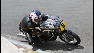 quotMike Hailwoodquot Manx Norton at Bikers Classics Spa [upl. by Rector764]