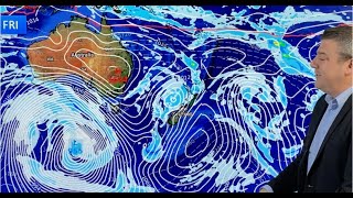 Low pressure coming to NZ this weekend [upl. by Nnyleuqcaj]