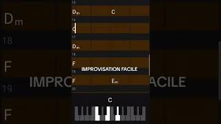 IMPROVISATION PIANO FACILE POUR DÉBUTANTS [upl. by Nahsrad680]