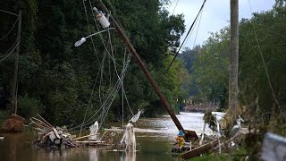 Mule Trains Deliver Supplies in NC After Hurricane Helene [upl. by Diann7]