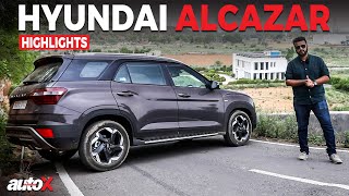 Hyundai Alcazar – Sevenstar SUV Highlights  Sponsored Feature 2022  autoX [upl. by Eigriv]