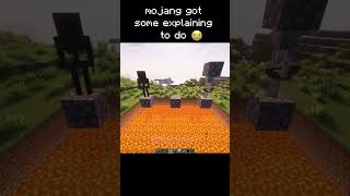 mojang needs to do some explaining fr idea by uMausVIIII funny minecraft memes shorts [upl. by Moynahan574]