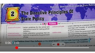 ICSE class 7 civics chapter 2 Directive Principles of State Policy [upl. by Annawat]