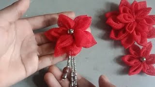 How to use Different types of Flower on Hairstyles  jewellery  Accessories [upl. by Aleehs]