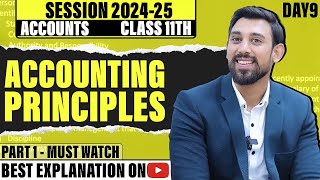 Accounting Principles  Class 11  Accountancy  Chapter 3  Part 1 [upl. by Borries825]