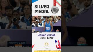 Silver medal in paralympics olympics silvermedal trending proudindian viralvideo ytshorts [upl. by Arytahs381]