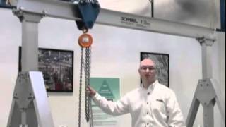 Aluminum Gantry Crane Video [upl. by Burkitt]