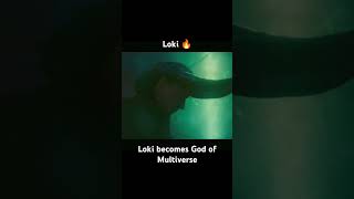 Loki becomes God of multiverse loki bloodymaryeditaudio shortsfeed hollywood hollywoodmovies [upl. by Teeniv]