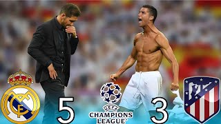 Final of the century Real Madrid 53Atletico Madrid UCL 2016 [upl. by Hsirk]