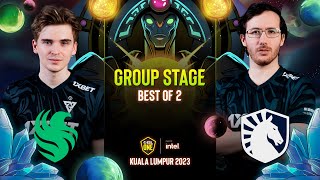 FIL Team Liquid vs Team Falcons BO2  ESL Kuala Lumpur 2023  Groupstage Day 1 [upl. by Ykcir]