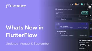 Whats New in FlutterFlow  August amp September 2023 [upl. by Henden591]