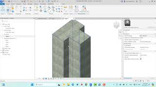 REVIT FAMILY  Create Tshape Column Family in Revit BIM [upl. by Inilahs]