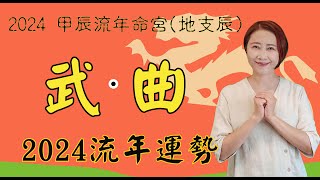 【2024甲辰年紫微流年運勢】系列流年命宮武曲2024運勢 武曲在辰2024流年運勢 2024流年運勢2024流年四化 chinese astrology 2024運勢 2024生肖運勢 [upl. by Nimocks160]