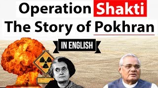 Operation Shakti  The story of Pokhran  ऑपरेशन शक्ति  पोखरण की कहानी [upl. by Aikyn399]