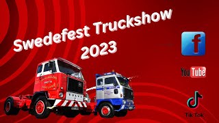 Swedefest Truckshow UK scania volvo Trucks 2023 [upl. by Notlek]