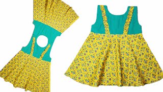 Baby Umbrella Frock Cutting And Stitching  Dress Designing Ideas For Baby  Fari Designing [upl. by Muiram359]