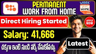 Permanent Work from Home jobs  Package 5 LPA  Virtual Interview  Latest Jobs in Telugu 2024 [upl. by Nnaeed]