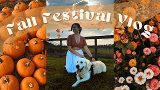 FALL FESTIVAL VLOG  farm days pumpkin patch farmers market pies corn mazes and more [upl. by Whall365]