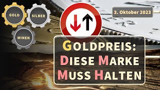 Goldpreis diese Marke muss halten [upl. by Consuelo]