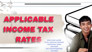 APPLICABLE INCOME TAX RATES CLASSIFICATION OF INCOME TAX AND SOURCE OF INCOME [upl. by Anivel946]